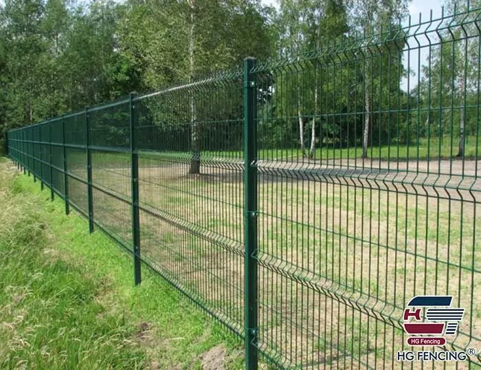 Triangle Bending Fence with Square Post